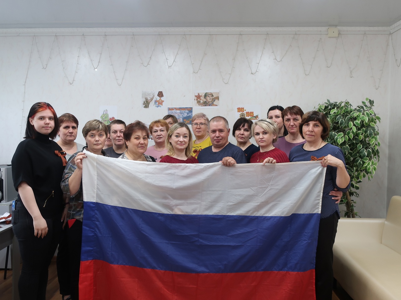 Участие в акциях, посвященных Дню Победы в Великой Отечественной войне