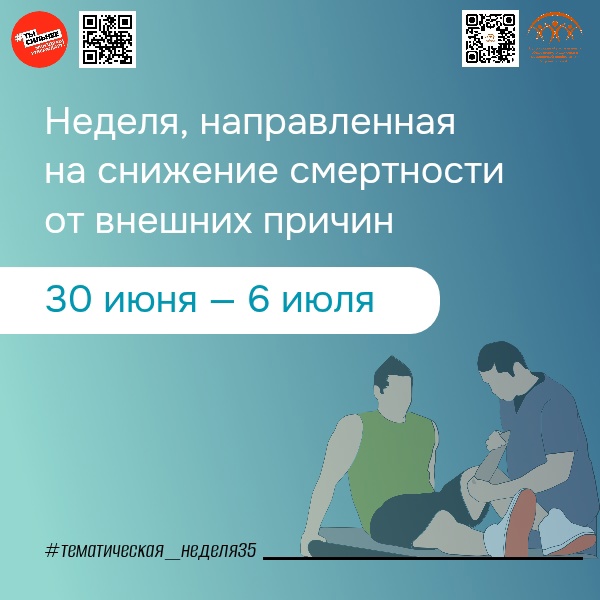 Неделя, направленная на снижение смертности от внешних причин