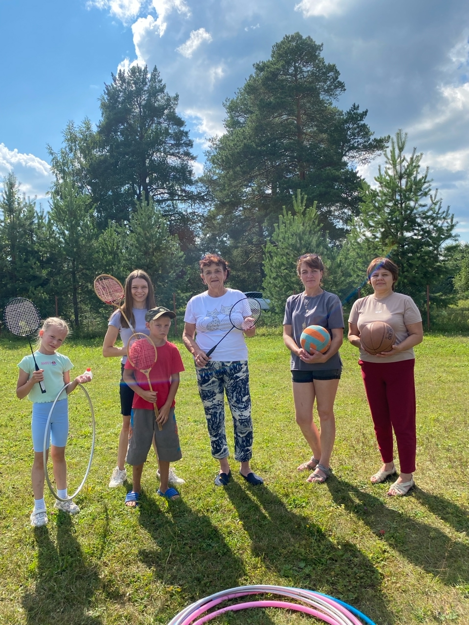 Спортивная эстафета, посвящённая Дню физкультурника