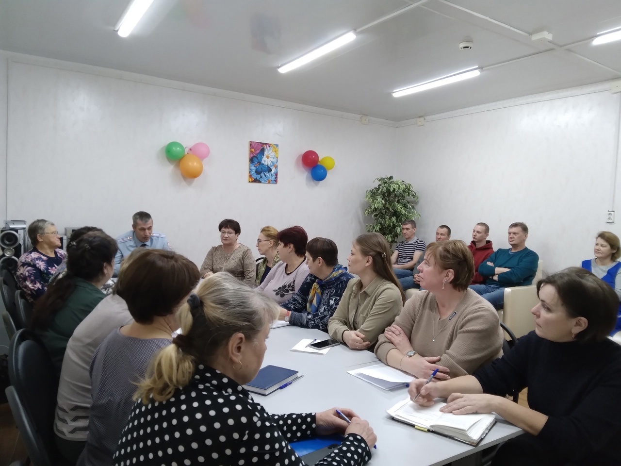 Встреча с начальником отделения полиции