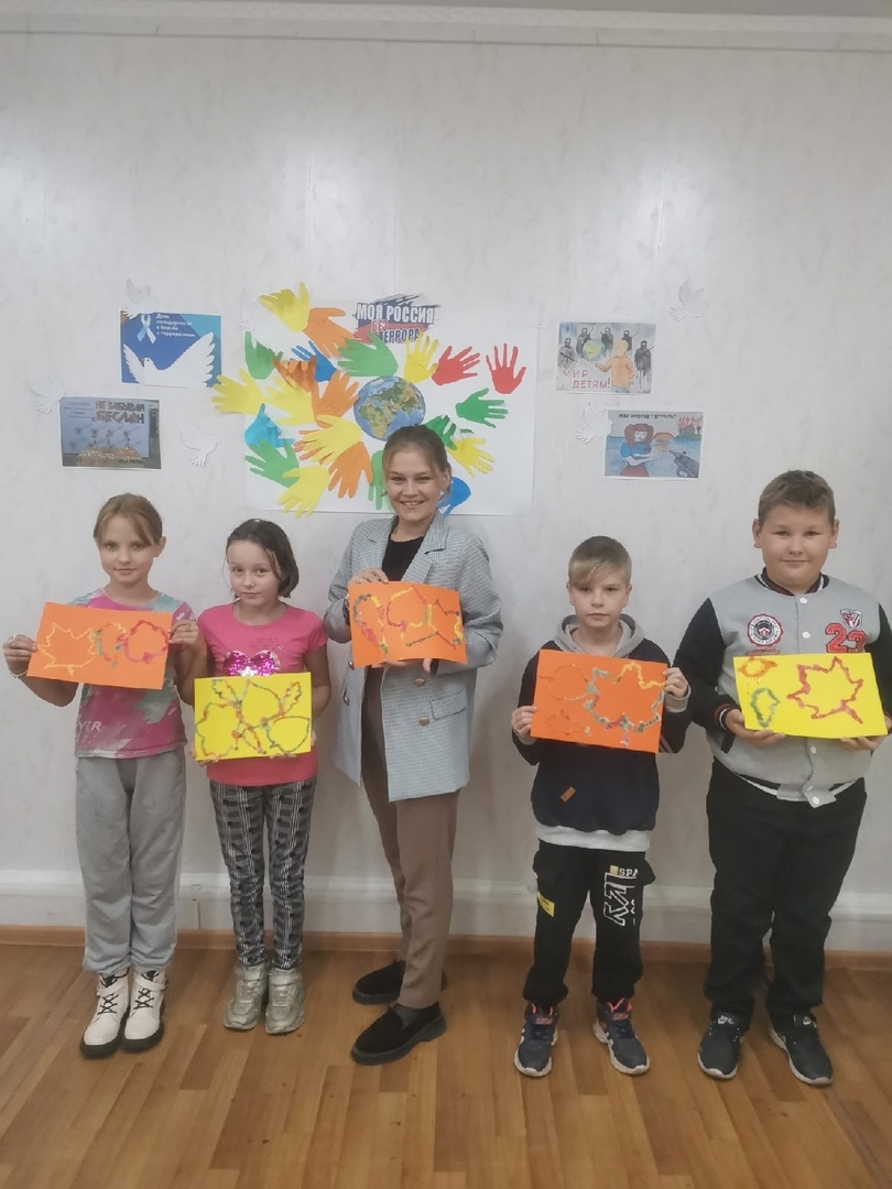 Мастер-класс "Рисуем осень солью"