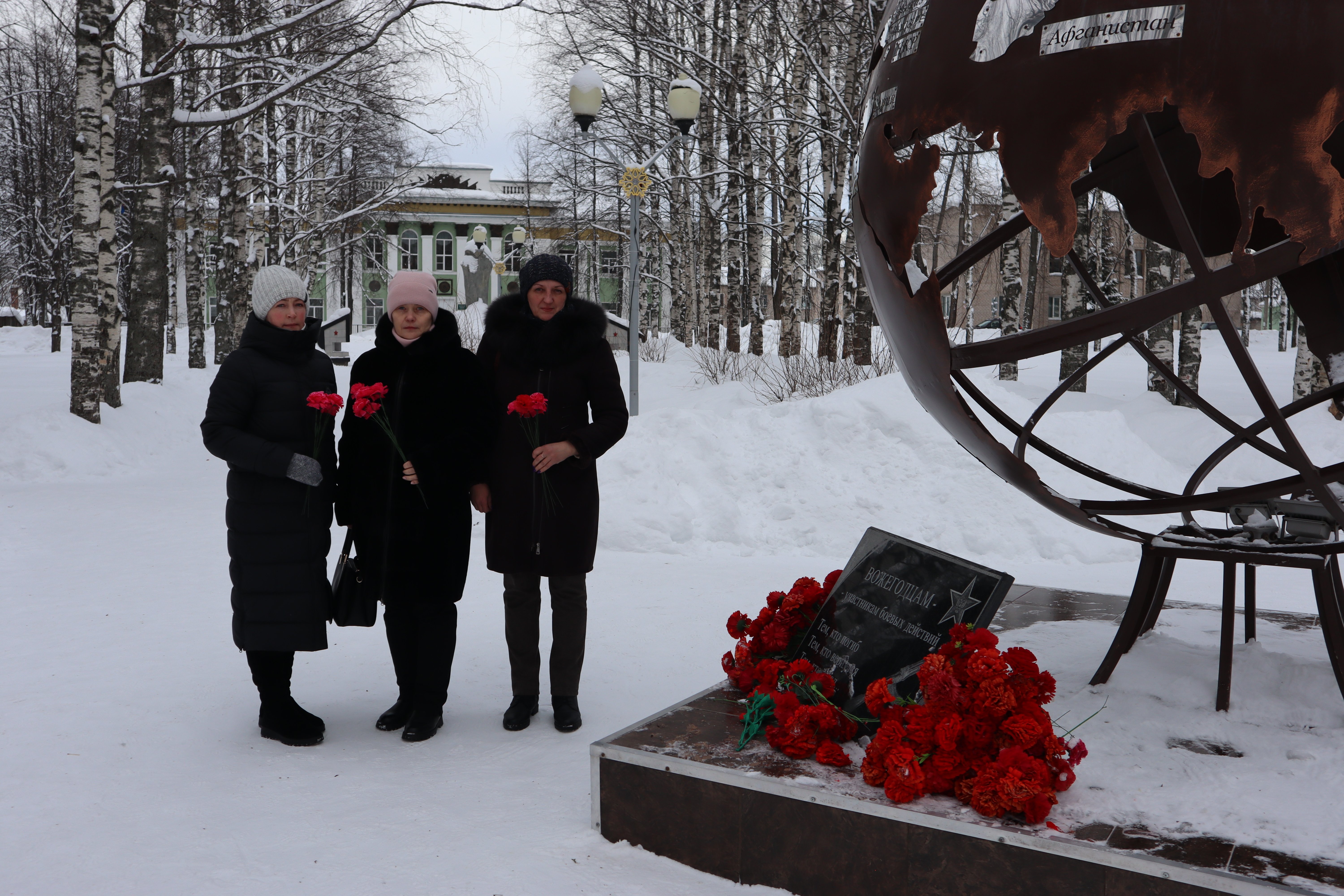 Участие в торжественном митинге
