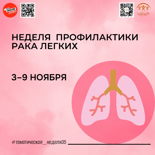 НЕДЕЛЯ ПРОФИЛАКТИКИ РАКА ЛЕГКИХ 